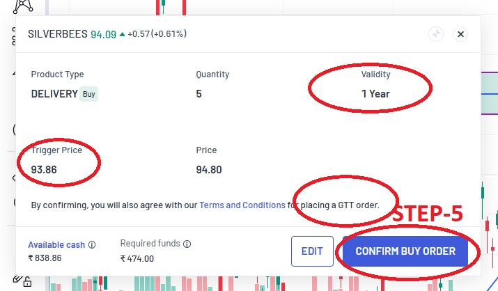 GTT ORDER CONFIRM BUY ORDER