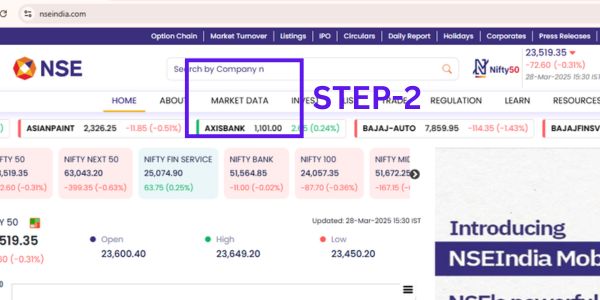NSE-INDIA-COM-MARKET-DATA NSE Website update 2025: जानें Best फीचर्स और बदलाव NSE Website update 2025