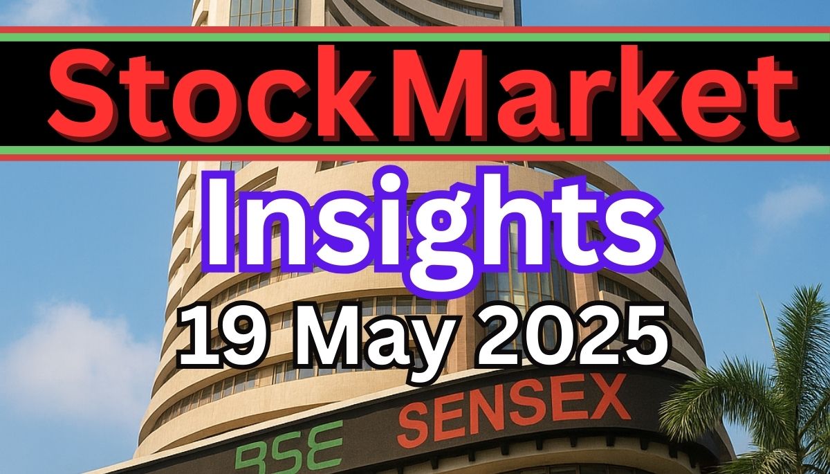 Share Market wrap 19 may 2025 Sensex 82059 Nifty 24945