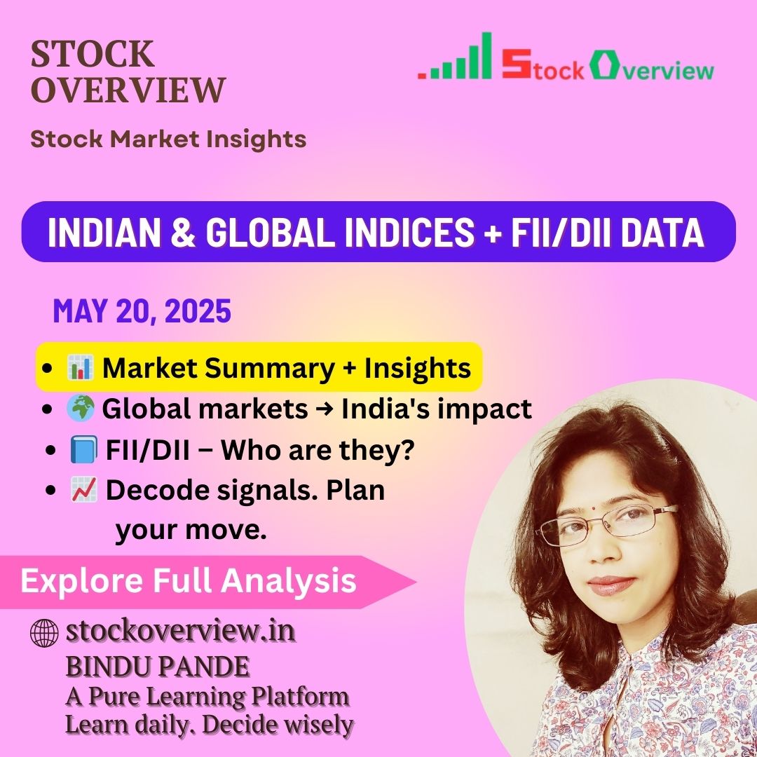 Share Market wrap 20 May 2025: Sensex 81186 Nifty 24683 8 stockoverview- Share Market wrap 20 May 2025 Sensex 81186 Nifty 24683