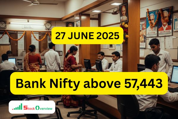 Nifty Bank above 57,443