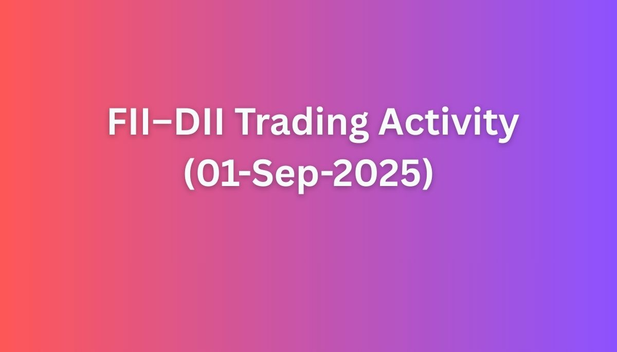 FII–DII Trading Activity (02-Sep-2025)